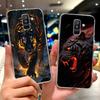 For Samsung Galaxy A6 Plus 2018 Phone Case On Samsung A6+ (2018) A6 A600F A605G Elegant Floral Cat Soft Silicone Clear TPU Cases