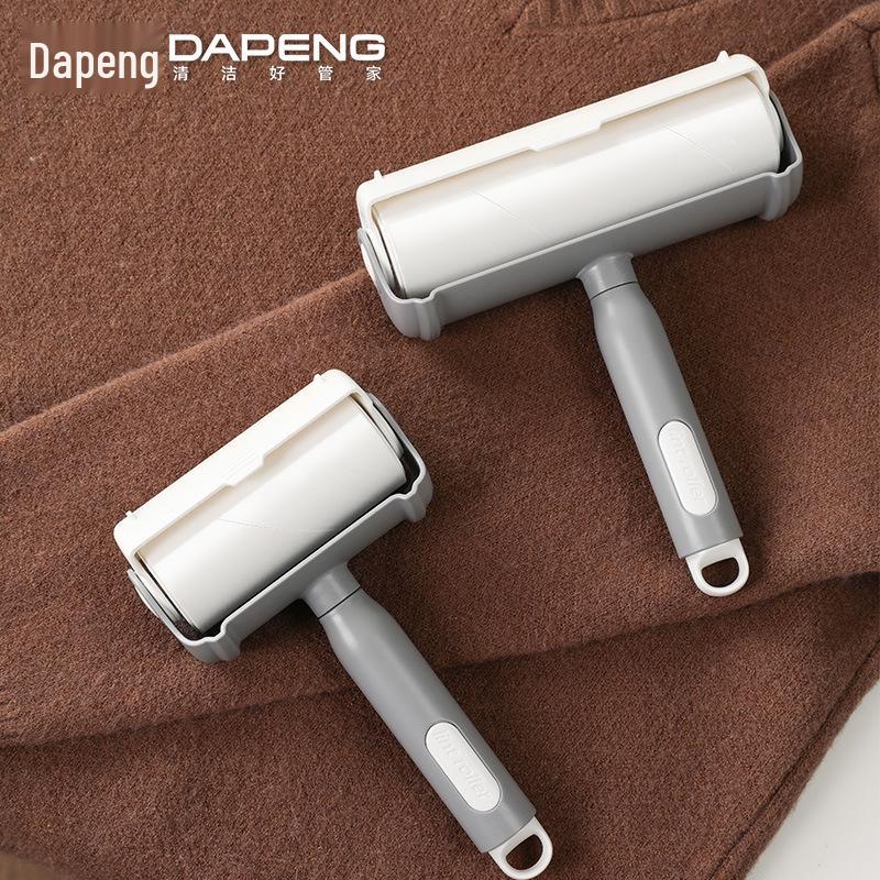 Extra Large Dual-Use Lint Roller with Long Handle for Pet Hair Removal