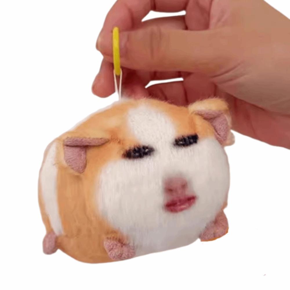 

Cute Plush Dutch Pig Pendant Creative Cartoon Pig Doll Funny Stuffed Animal Keyring Birthday Gift without Vocal коричневый
