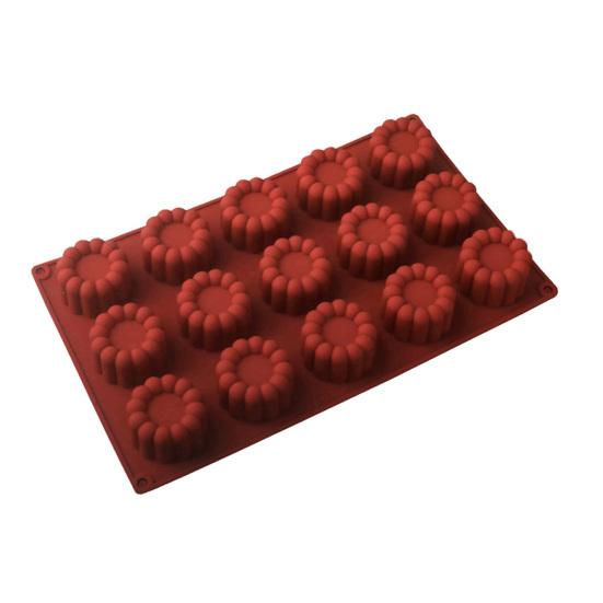 Silicone Cake Mold Square Heart Shapes Mousse Chocolate Desserts Mold Cake Pan Muffin Mold Flexible Baking Tools