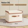 Oxford Cloth Large Flip-Top Storage Box with Lid for Clothes and Household Organizing