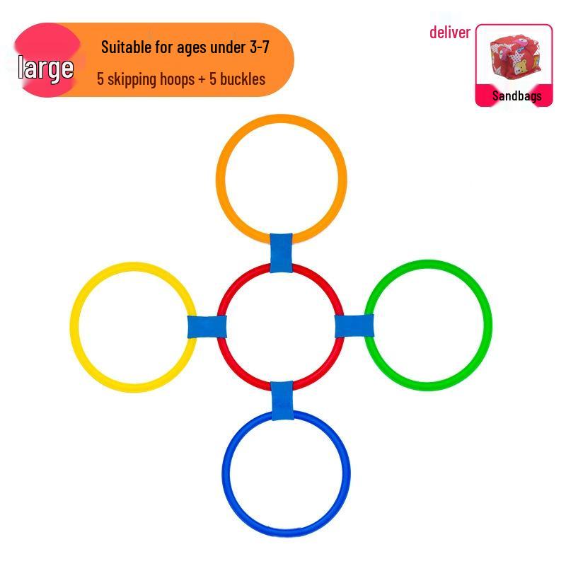 Cercles de marelle d'intégration sensorielle pour enfants - Jouet de sport et de fitness de plein air