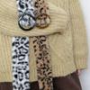 Leopard Print Furry Plush Belt Sexy Tassels Waistband Y2K Waist Belt  Costumes Accessory