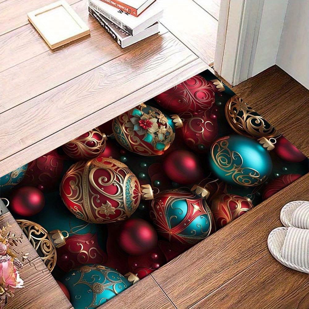 

1pc Various Christmas Lights Area Rug, Slip-Resistant, Easy-Clean, Stain-Resistant, Perfect for Cozy Living Rooms, Bedrooms, Kitchens, Offic 60cm by 90cm