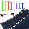 16Pcs Elastic Shoe Laces for Sneakers Running Shoes Silicone Stretch No Tie Shoelaces Unisex Fashion Rubber Band Laces