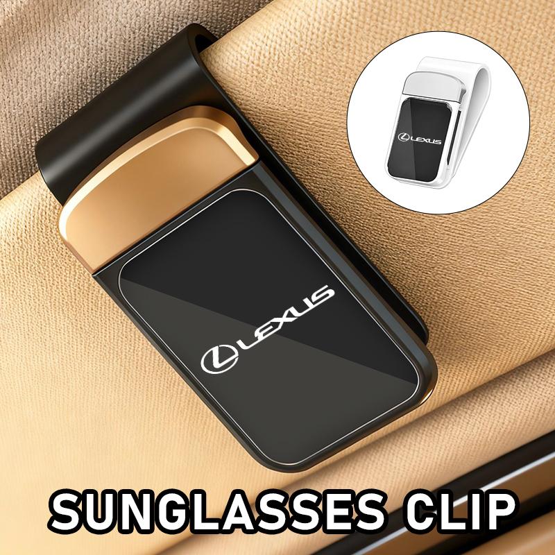 For Lexus Car Interior Sun Visor Eyeglasses Holder Sunglasses Clip RX 300 400 460 UX 200 NX LX LS GS 330 IS 250 300 GX