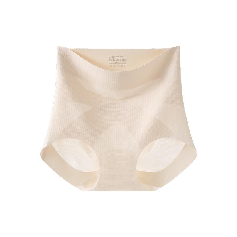 

Female Spring and Autumn 10A Class Antibacterial Crotch X Anti Gravity Bandage Strong Waist Lift Hip High Waist Triangle Briefs XXL мигдалевий