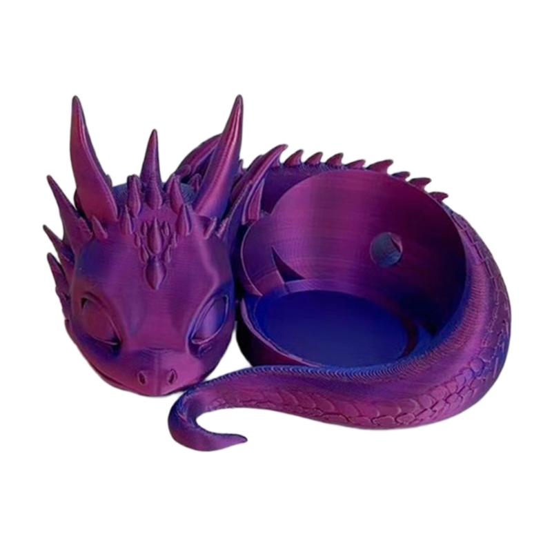 

3D Printed Lying Baby Dragon Speaker Holder Stand for 4/5 3D Printed Desktop Decoration