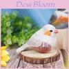 Wooden Bird Decor With Natural Finish For Office And Home Gift Ideas