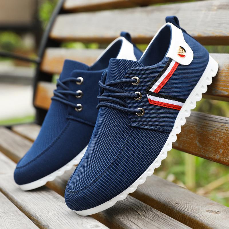 Chaussures Décontractées pour Hommes Chaussures Décontractées Chaussures en Toile Respirante Italiennes Chaussures de Conduite pour Hommes Nouvelles Chaussures Plates
