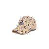 MLB Polyester, Cotton Baseball Caps Unisex Beige Fashion 3ACPM023N