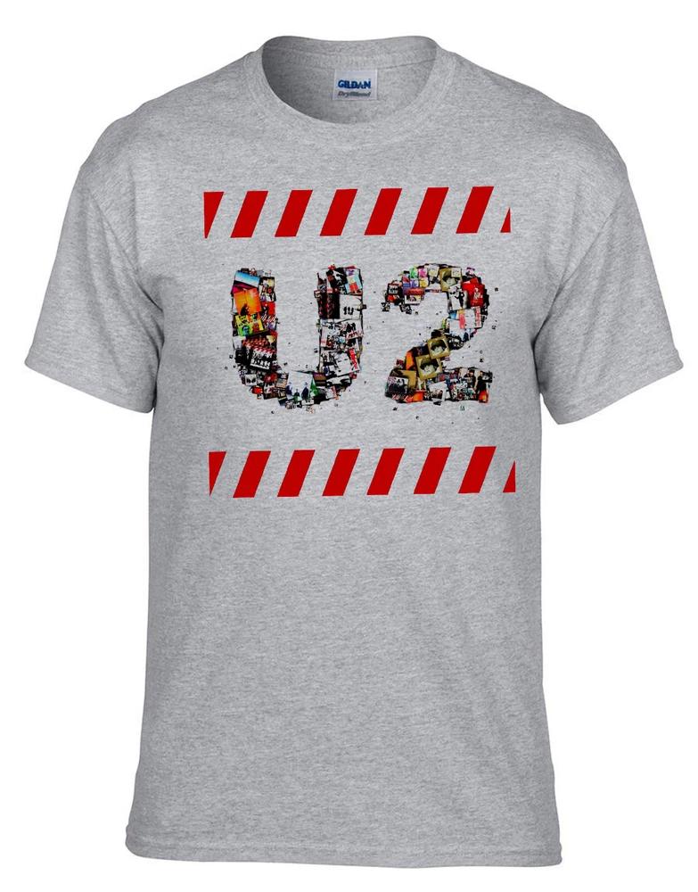 U2 U 2 Rock Band Rock Music Grey TShirt 535Grey 2XL