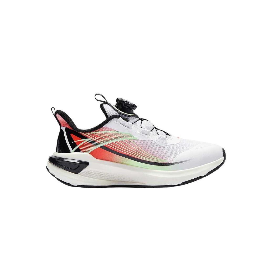 Anta Kids Lightweight Breathable Running Shoes Kids Sneaker White Flame-Orange-Red Black 312445517U-3