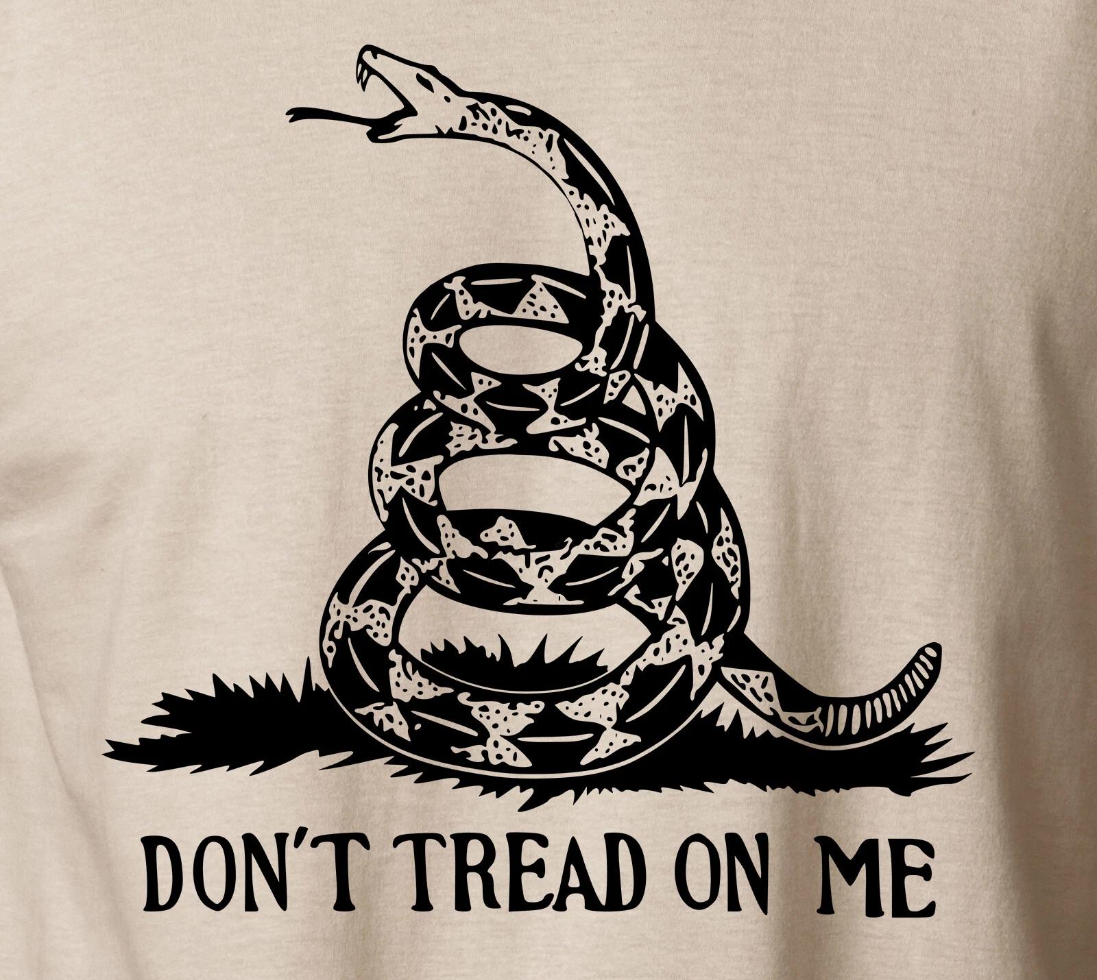DON T TREAD ON ME T-Shirt American Gadsden Flag 2nd Amendment S-6XL Tee 2XL