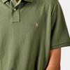 Polo Ralph Lauren Solid Color Logo Embroidered Straight Fit Short Sleeve Polo Shirt Men tops Green 710534735-440