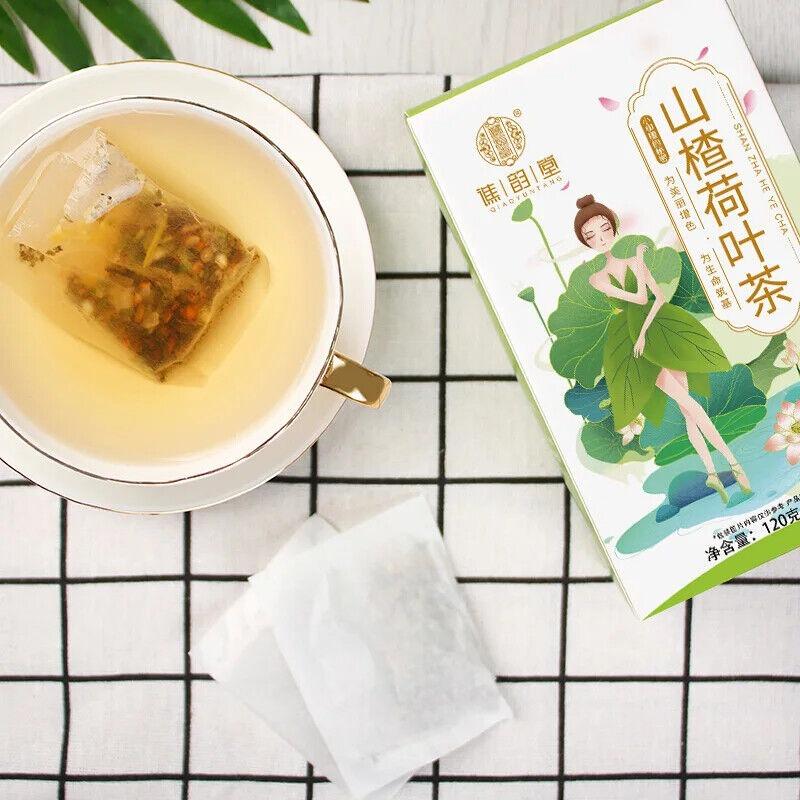 Hawthorn Lotus Leaf Tea Healthy Herb Tea Bag 120g