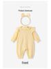 2026 Spring & Autumn Newborn Doll Collar Baby Girl Romper - Super Cute Crawling Outfit