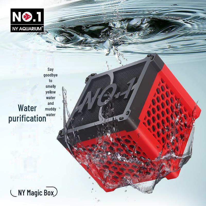 

«Волшебный куб для очистки воды в аквариуме с фильтром из активированного угля» Magic Box Small (57×57×53mm)