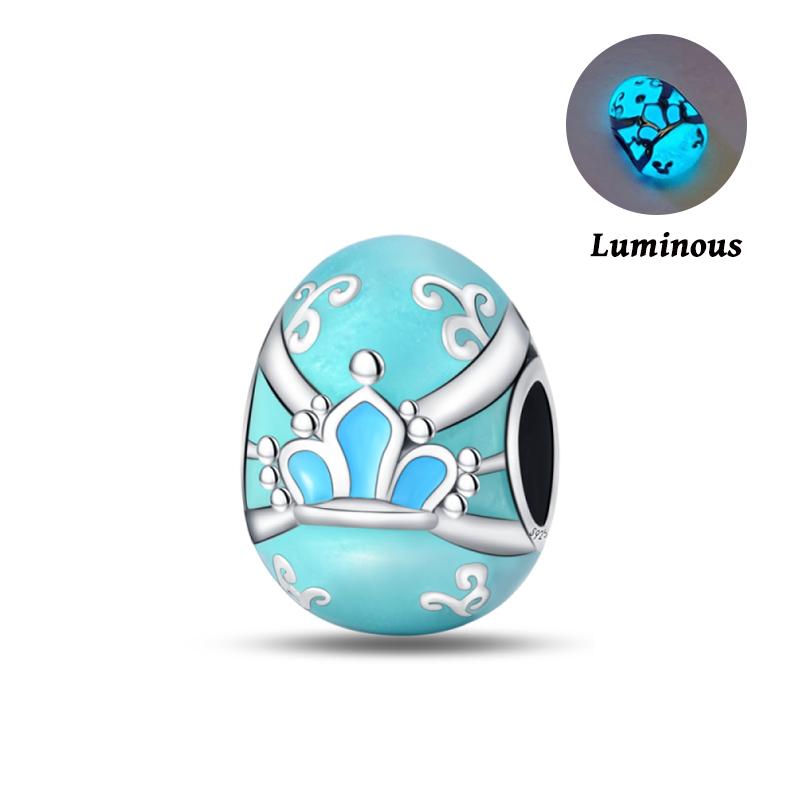 New S925 Silver Color Eggshell Painter's Palette Artist Charms Beads Fit  S925 Original Bracelets DIY Jewelry Birthday Gift