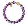2025 Popular Uruguay Amethyst Imitation Bracelet for Women with Nine Purple Li Fire Gourd and Fu Card Crystal Jewelry