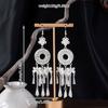 Ethnic Style Imitation Silver Earrings, Female Lotus Seed Lotus Tassel Fashion Versatile Earrings, Super Fairy Long Earrings, Attractions