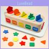 Matching Shape Wooden Color Classification Colorful Box Evil Child Toy Puzzle
