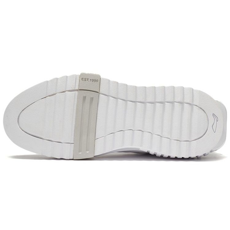 Li Ning New Journey Low-Top Skate Shoes Women Sneakers White AGCS076-1