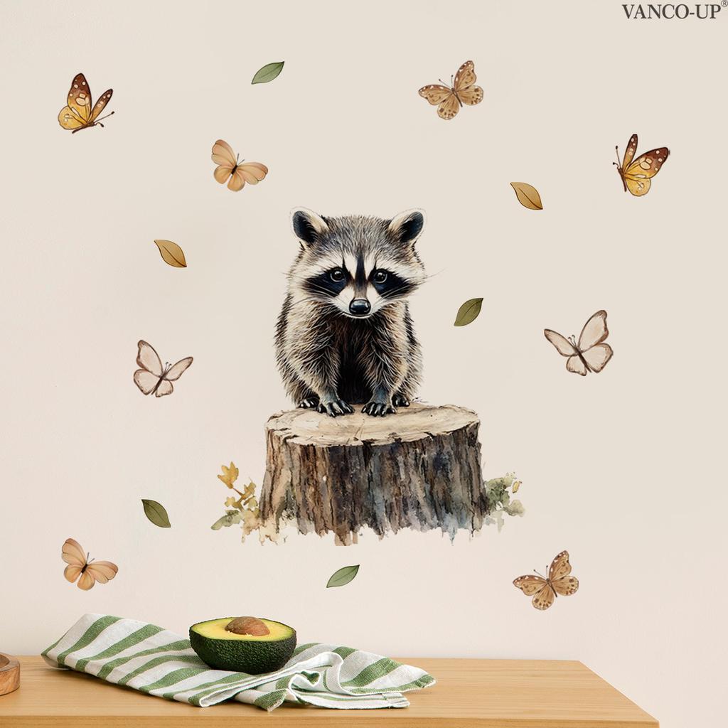 Creative Cute Rabbit Dinosaur Butterfly Fairy Girl Wall Stickers, Self-Adhesive Decor for Bedroom Living Room Decoration