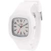 BUREI Women's Analog Quartz Watch Waterproof Luminous Square Dial Silicone Band White