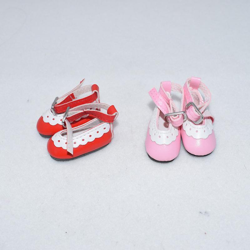 20CM Slim Fit Cotton Doll Shoes for 14-Inch BJD Dolls - Princess Lace Toy Accessories
