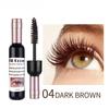 Mascara colorato Ricciolo naturale Lungo e spesso Mascara abbagliante impermeabile e resistente al sudore Design cosmetico per bottiglia di vino