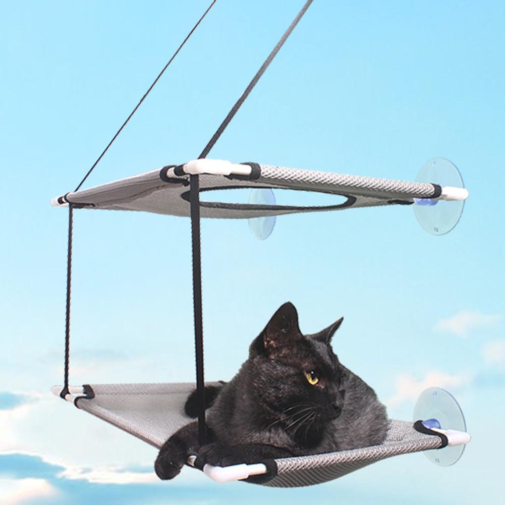 20kg Pet Window Basking Two Layers Cats Mounted Suction Cup Hanging Hammock Bed