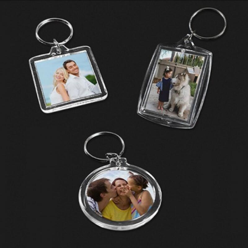 Acrylic Photo Keyring Framed Keyring Photo Keychain