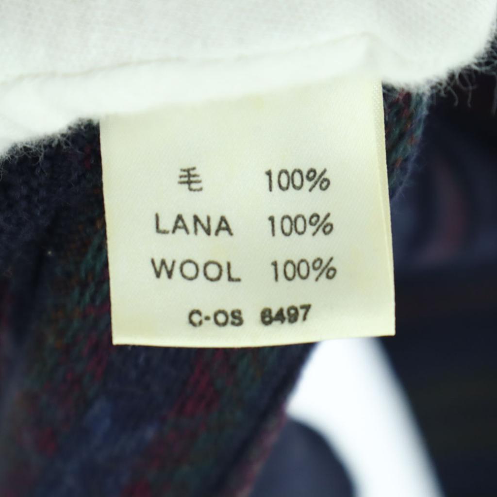 ARBERTO DANTI Old Made In Italy All-over Border Pattern Long Sleeve Sweater Men's Used