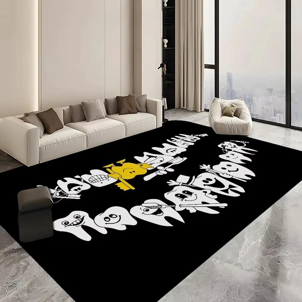 Dental Clinic Welcomes Doormat Anti Slip Rug Hospital Area Decorative Mat Teething Period Babies To Learn Teeth Bedroom Carpets