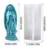 A60Z1 PCS Virgin Mary Candle Mold For Wax Candle Craft Angel Shaped Molds Used For Diymay