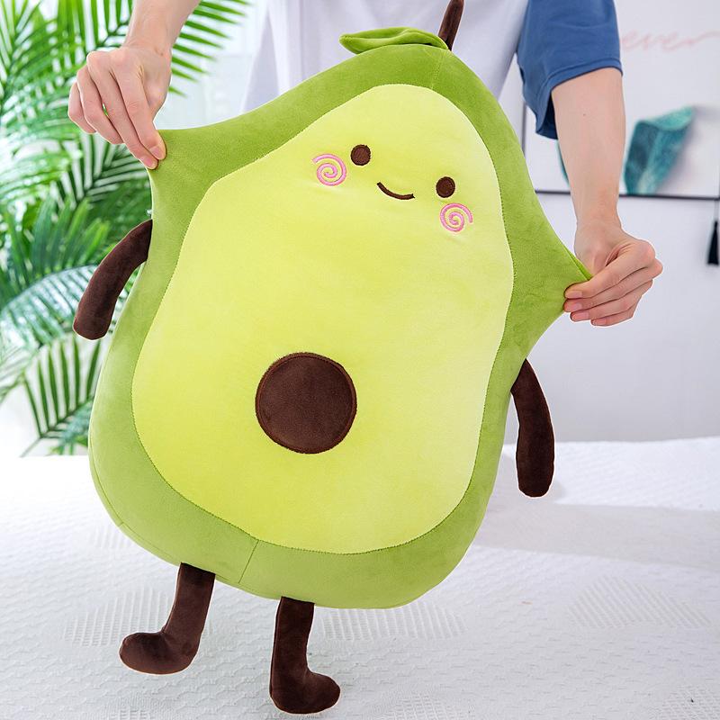 Macchina dei peluche bambola, peluche prendi bambola bambola boutique regalo di nozze cuscino decorativo a forma di striscia di avocado