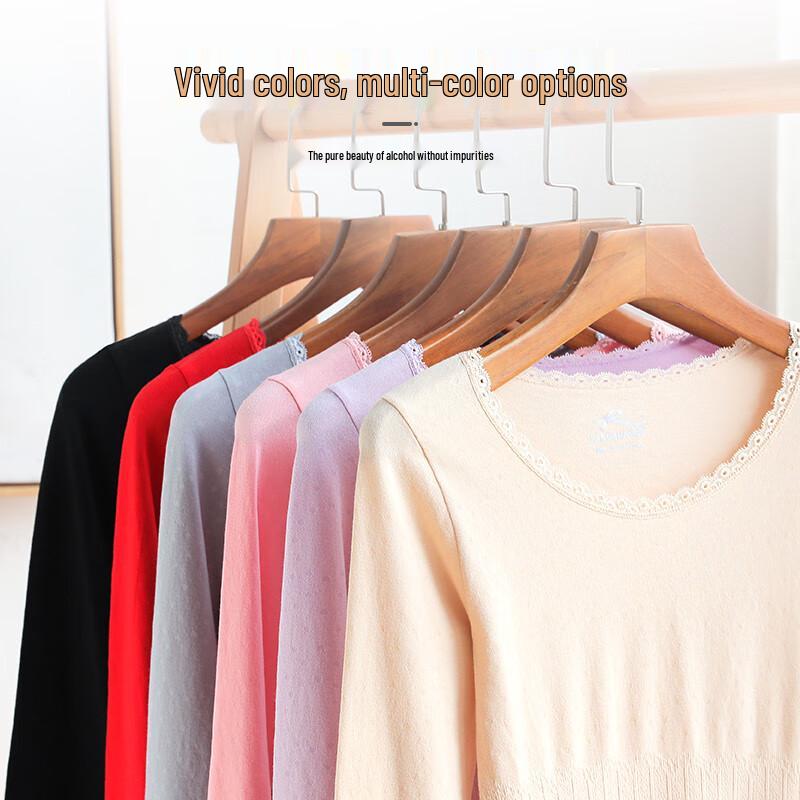 Langsha Women's Seamless Body Sculpting Thermal Underwear Set