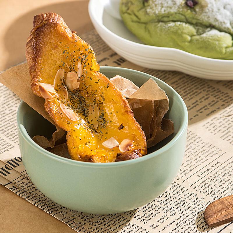 ZISIZ Cream Style Macaron Ceramic Bowls