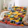 1Pc Cars Characters Showcase Blanket Soft And Comfortable Casual Warm Camping Travel Christmas Halloween Xmas Gift M924419