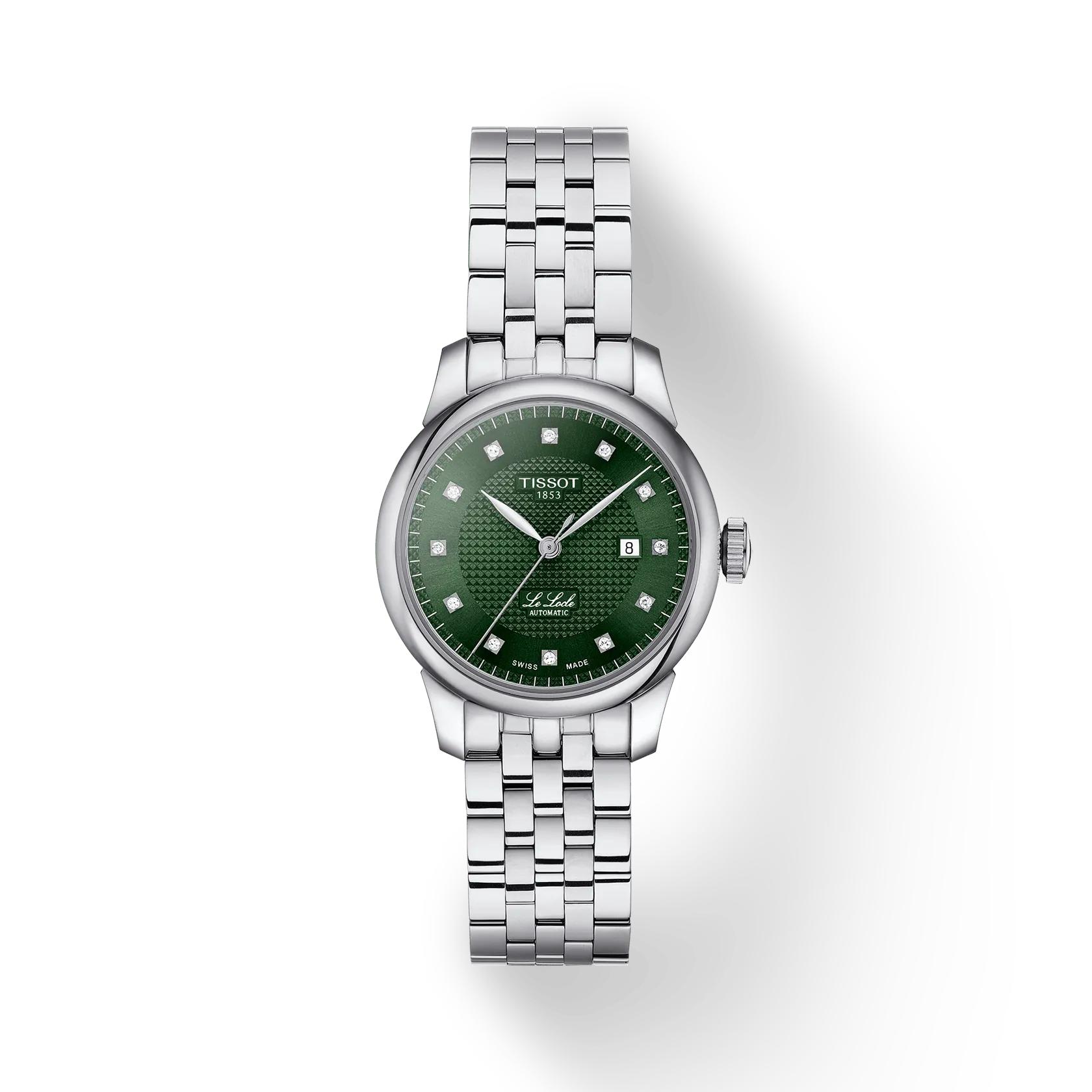 Tissot Stainless Steel Green Dial Men s Fashion Watch T006.207.11.096.00 зелёный