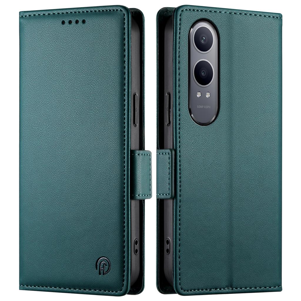 DF-010 For Oppo K12x 5G (China)/OnePlus Nord CE4 Lite 5G Stand Case PU Leather Wallet Phone Cover
