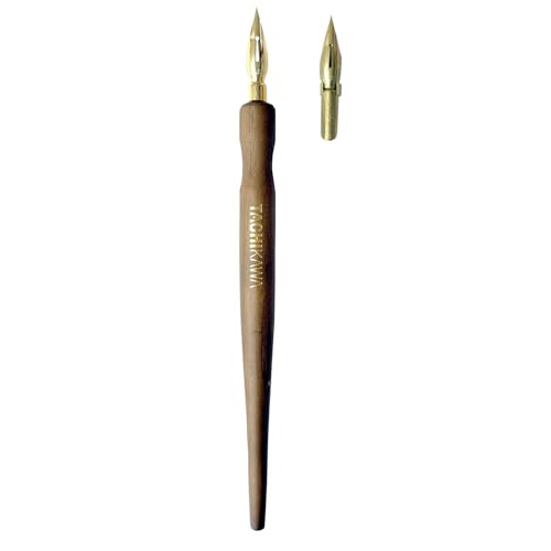 Tachikawa Pin Manufacturing Премиальная ручка-перо Корпус TAMO Шоколад + 1 Дополнительное перо PFTCWE