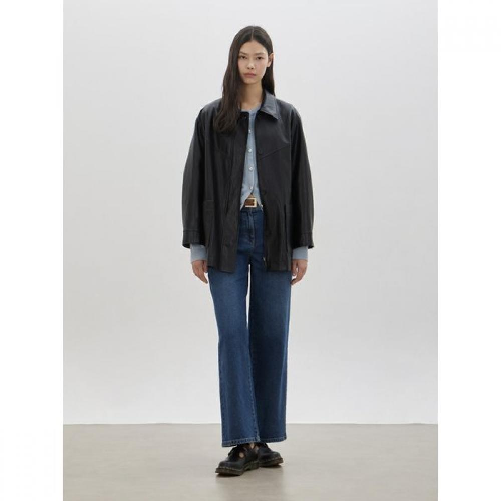 Cc Collect Fake Leather Half Jacket C261psf351