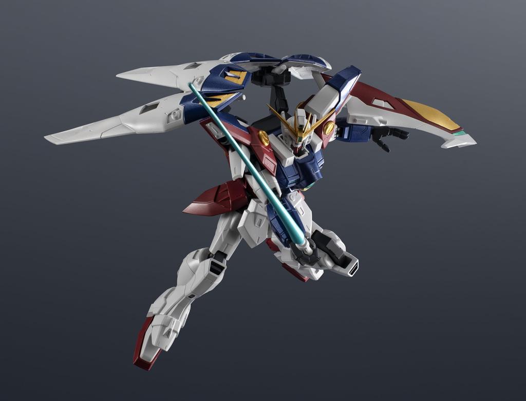 TAMASHII NATIONS GUNDAM UNIVERSE New Mobile Report Gundam Wing WING GUNDAM ZERO Approximately 155mm PVC ABS Painted Movable Figure XXXG-00W0 &