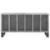 Record Cabinet Concrete Grey 100 x 38 x 48 cm Particleboard