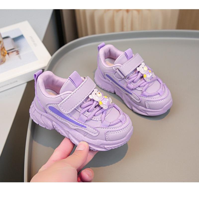 

Girls Old Dad Shoes - New Style Baby Learning Shoes - Single Shoes - Boys Sports Shoes 21 фиолетовый