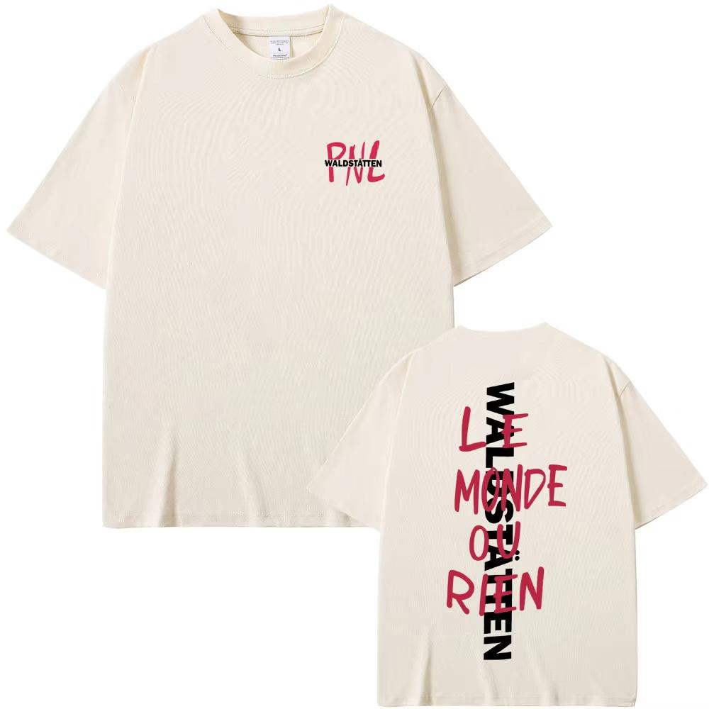 

Rapper PNL Que La Famille Le Monde Chico Album 2025 T-shirts Men Women Fashion Short Sleeve T Shirt Male Cotton T-shirts S