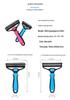 Dual-Headed Dog De-Shedding & Detangling Comb Tool