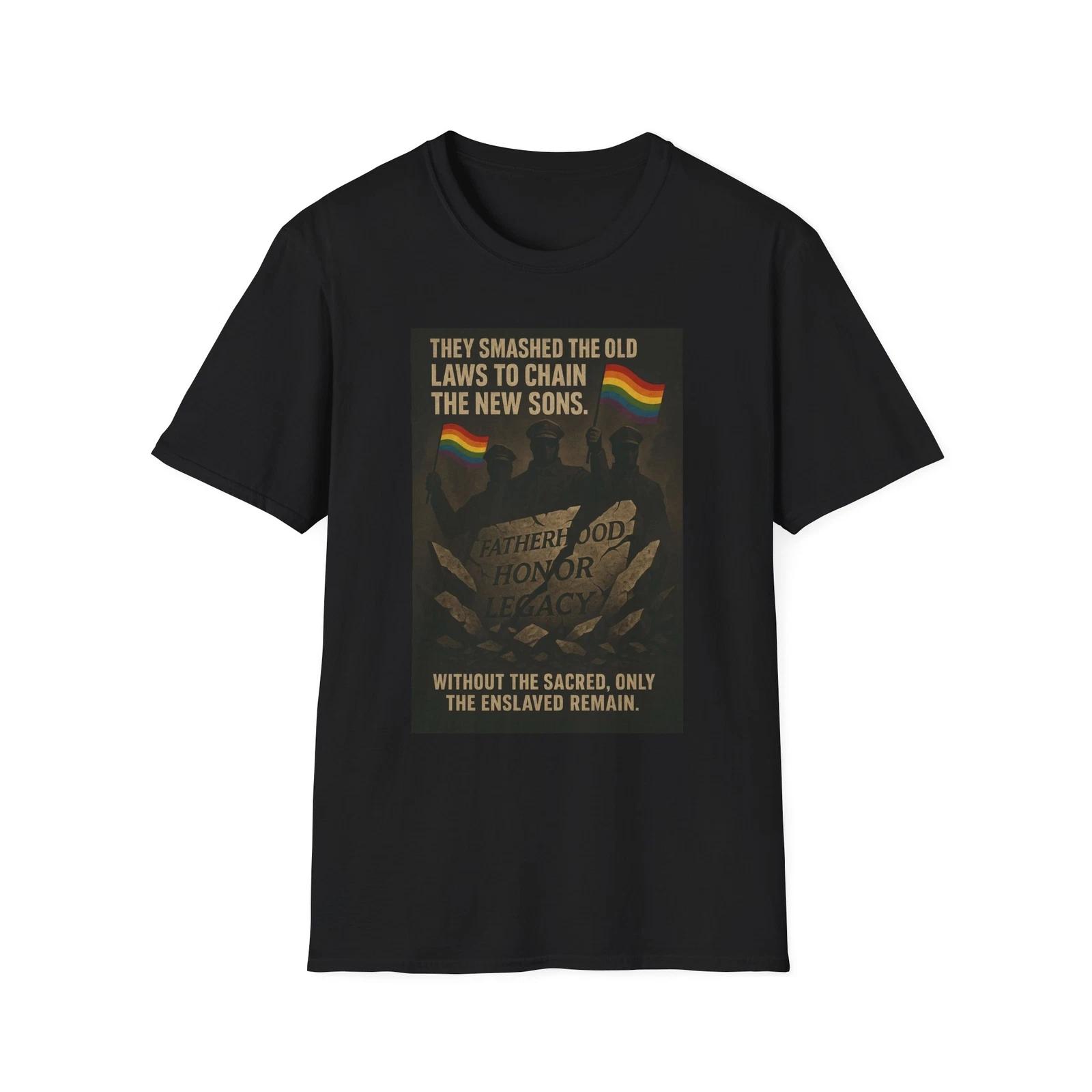 

They Smashed the Old Laws Shirt, Anti-Marxist American Pride Tee, Patriotic Tee M